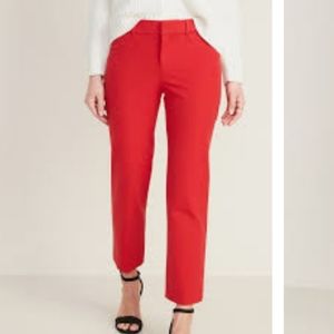 Old Navy red Pixie pants size 8 office career